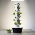AeroGrove Noir Base 18-Site Vertical Hydroponic Tower System